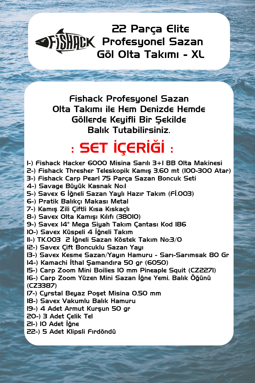 Fishack%2022%20Parça%20Elite%20Sazan%20(Carp)%20Olta%20Seti%20XL%20-%203.60MT%20/%20100-300GR