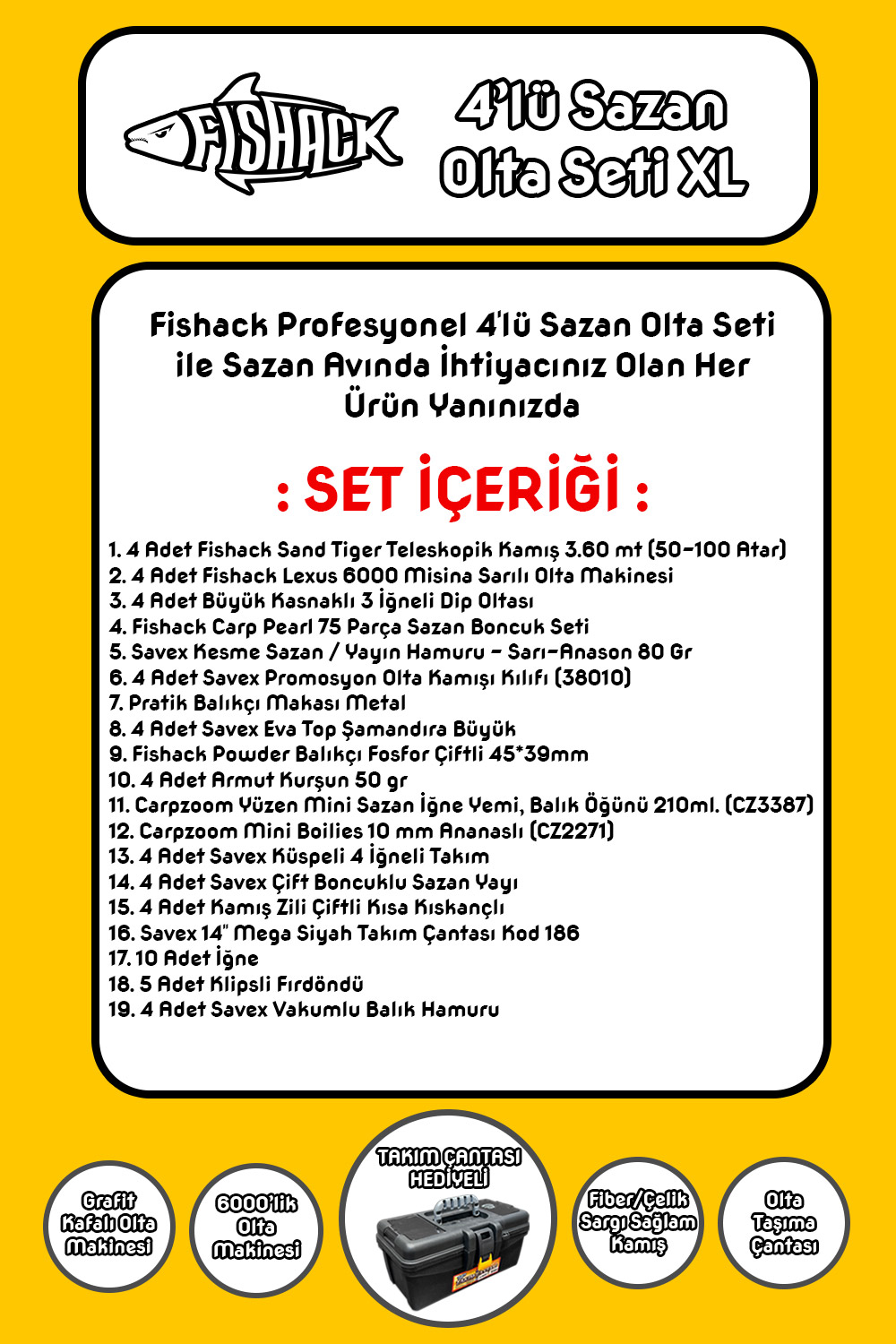 Tam%20Takım%20Sazan%20Olta%20Seti%20-%204’lü%20Set%20-%20XL%20-%203.60MT/50-100GR