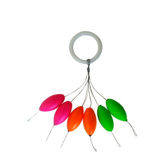 Crystal Renkli Şamandıra Stopper No:1 (6’lı)
