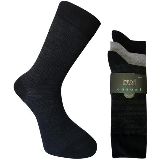 8501-2 Penye Casual 3’lü Erkek Çorabı