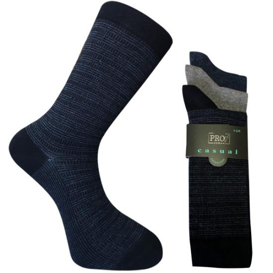 8501-3 Penye Casual 3’lü Erkek Çorabı