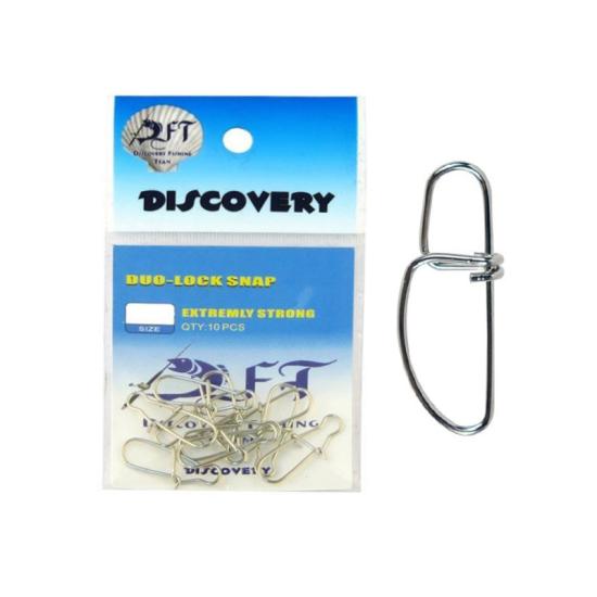 DFT CJS032 Duo Lock Nikel Klips (10’lu) No:5