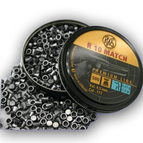 RWS Havalı Saçma 4.5 mm R10 Match HV 0.45 gr 500’lü