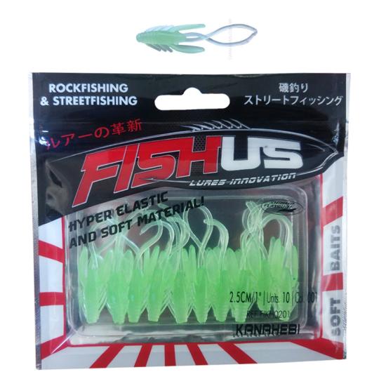 Fishus Soft Yem 2.5 cm FIKH-0201 (10’lu)