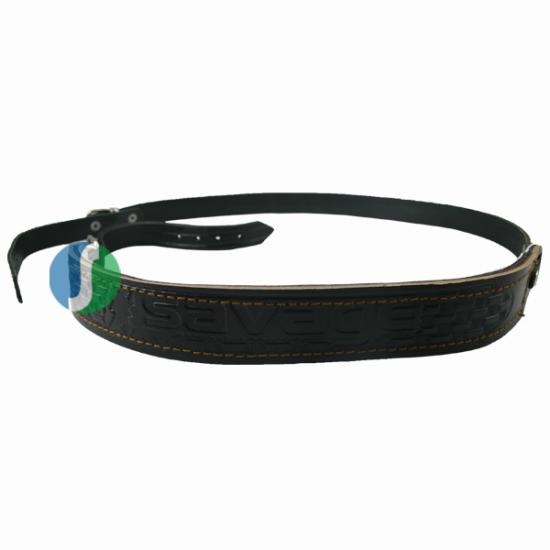 BLK 001 Klasik Deri Tüfek Askı Kayışı Siyah